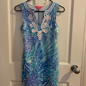 Lilly Pulitzer Blue Shift Dress XXS